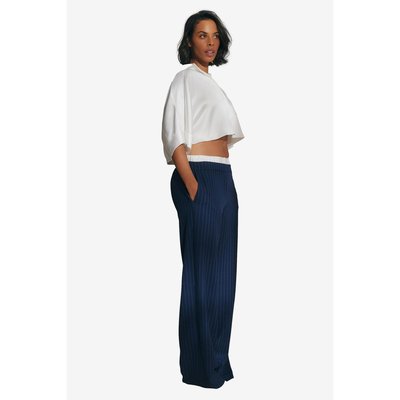 Pantalon large rayé et haut boxeur NEXT