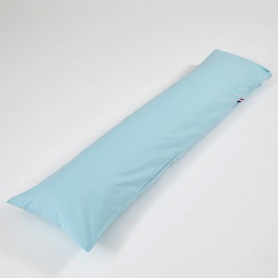 Housse de traversin plat bleu (Lot de 2) LES MATELAS DE MORPHEE