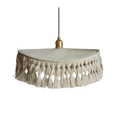 Abat-jour en coton naturel pour suspension OPJET
