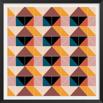 Affiche patchwork scandinave HEXOA