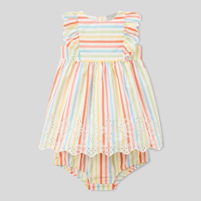Robe rayée en coton BIO GOTS BOUT'CHOU