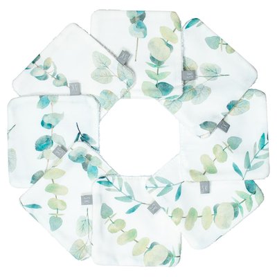 Lingettes lavables en bambou 8 pièces EUCALYPTUS SEVIRA KIDS