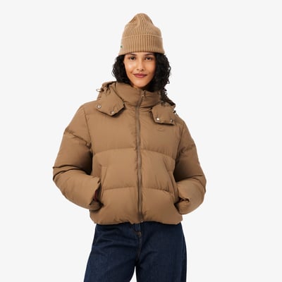Doudoune à capuche déperlante duvet LACOSTE
