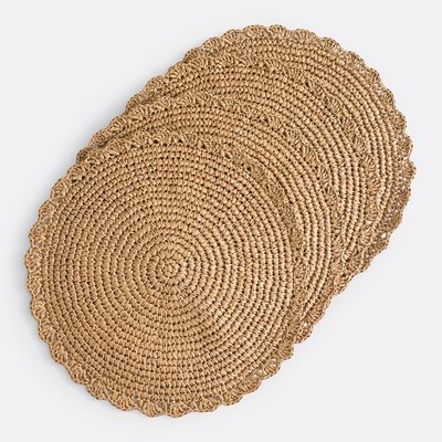 4er-Pack Tisch-Sets Solia, Papier LA REDOUTE INTERIEURS