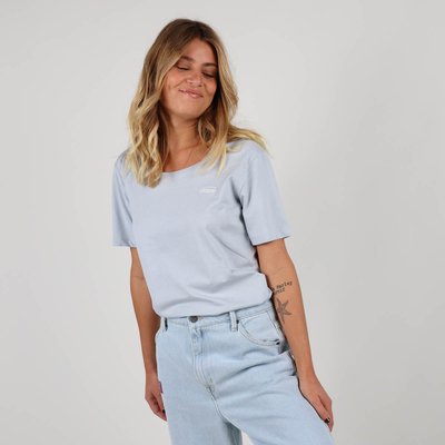 Tee-shirt uni décolleté brodé TARTAS OXBOW