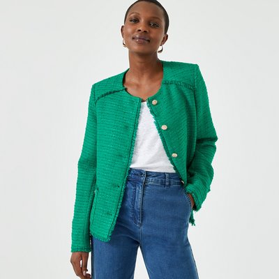 Veste tailleur tweed femme La Redoute