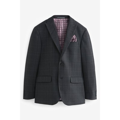 Veste de costume à carreaux coupe classique NEXT
