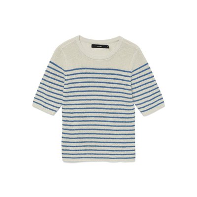 Pull col rond manches 3/4 VERO MODA