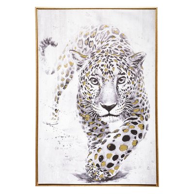 Toile imprimée PANTÈRE encadrée ATMOSPHERA