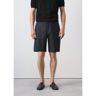 Bermuda slim-fit 100 % lin MANGO MAN