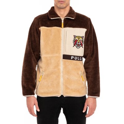 VESTE SHERPA TIGERBROWN PULLIN