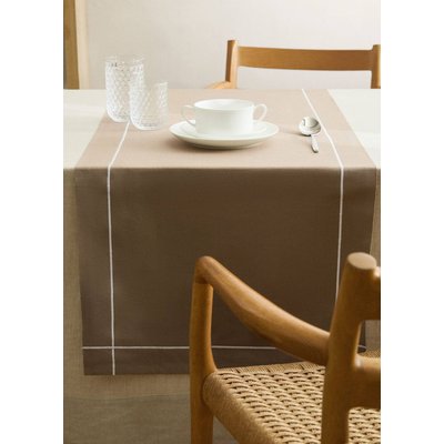 Chemin de table en coton feston brodé MANGO HOME