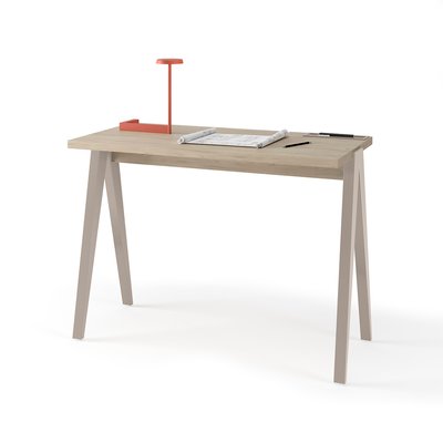 Bureau en mélamine et hêtre cérusée, Colmar HERDASA