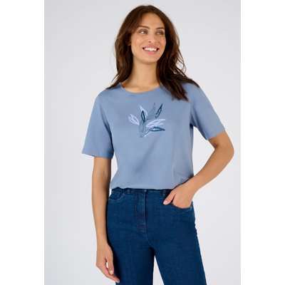 T-shirt motif ton sur ton pailleté DAMART
