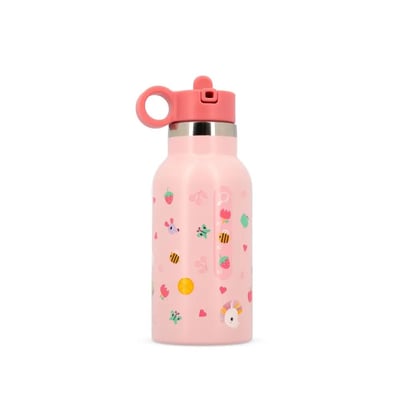 Gourde isotherme 350 ml avec jeu cherche et trouve Jeanne LILLIPUTIENS
