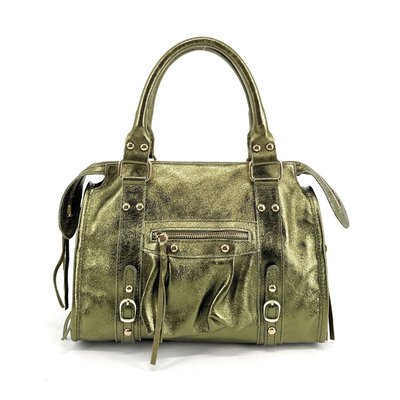 Sac à main en cuir italien irisé SANDSTORM GOLD (petit modèle) OH MY BAG