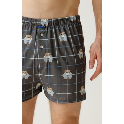 Caleçon classique en jersey de coton imprimé Ma meilleure vie ARTHUR
