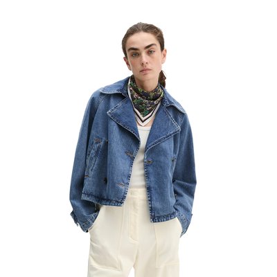 Veste trench en jean relaxed en coton bio MARC O'POLO