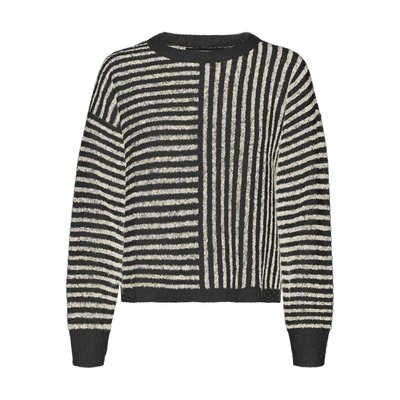 Gestreepte trui met ronde hals VERO MODA