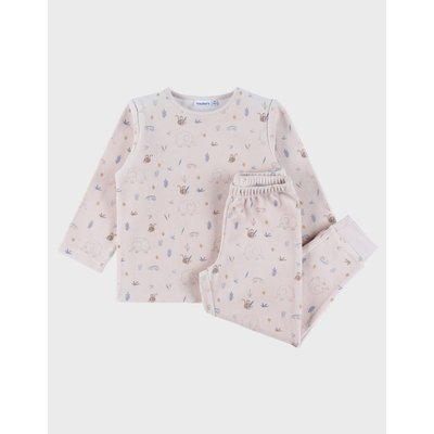 Pyjama 2 pièces en velours avec motif éléphant NOUKIE'S