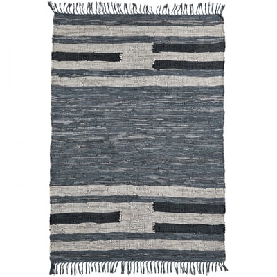 Tapis en cuir et coton 120 x 180 cm MADAM STOLTZ
