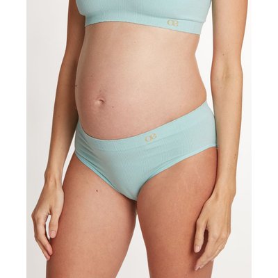 Slip taille basse de maternité Zoé vert d'eau CACHE COEUR
