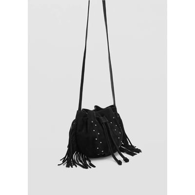 Mini sac en cuir à franges MANGO KIDS