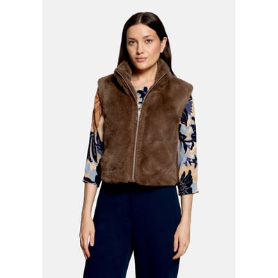 Veste sans manches en peluche à fermeture zippée BETTY BARCLAY
