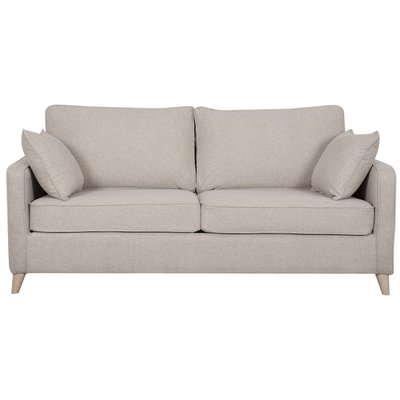 Canapé convertible scandinave 3 places avec matelas 10 cm PAPEL MILIBOO