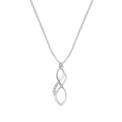 Collier en argent 925 et oxyde de zirconium CLEOR
