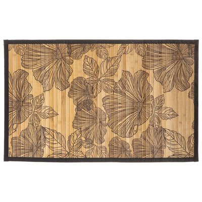 Tapis lattes bambou   Blackflower ATMOSPHERA