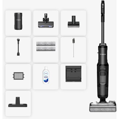 Aspirateur laveur Floor One S7 Switch Stretch premium Noir TINECO