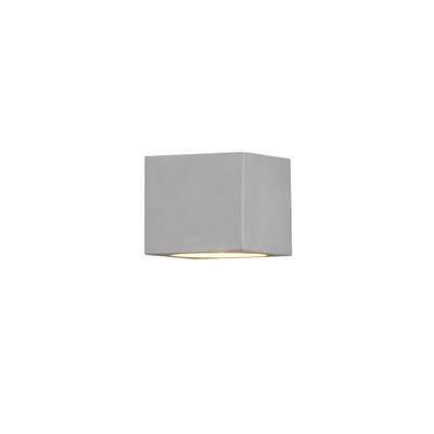 Applique Extérieure Design Cube gris clair MILLUMINE
