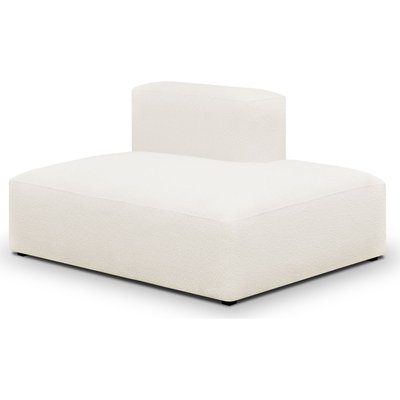 Module d'angle ouvert à droite 2 places en tissu bouclette - MODULO HOMIFAB