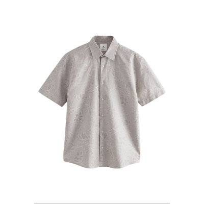 Chemise mélangés broderie florale NEXT