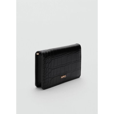 Portefeuille simili-cuir effet croco MANGO