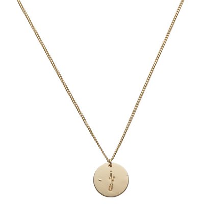 Collier initiale M DRAEGER PARIS