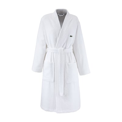 Peignoir de bain en coton, L LECROCO LACOSTE HOME