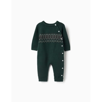 Combinaison en maille avec jacquard ZIPPY