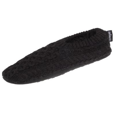 Chaussettes d'intérieur ultra confortables, semelle en suédine avec picots antidérapants ISOTONER