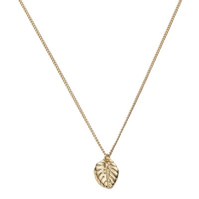 Collier fantaisie FEUILLE TROPICALE DRAEGER PARIS
