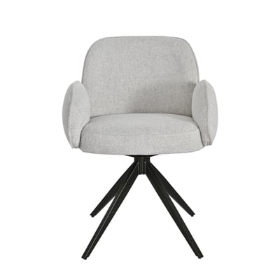 Chaise repas accoudoir tissu ZAGO