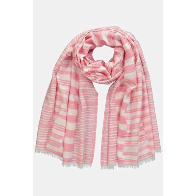 Foulard. Tissu texturé rayé, effet métallisé ULLA POPKEN