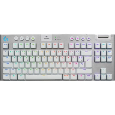 Clavier gamer sans fil G915 X Lightspeed TKL Tactile Blanc LOGITECH