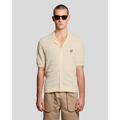 Chemise resort col revers en maille LYLE & SCOTT