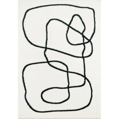 Tapis contemporain rectangulaire, Lasso RECOLLECTION