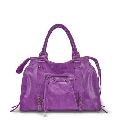 Sac à main en cuir brossé mat SANDSTORM OH MY BAG