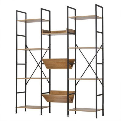 Etagère 11 Niveaux Style Industriel - L125 x H150 cm CALICOSY