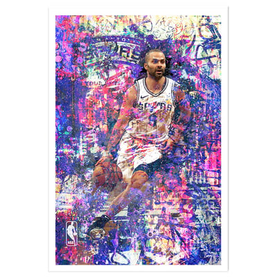 Affiche tony parker 09 HEXOA