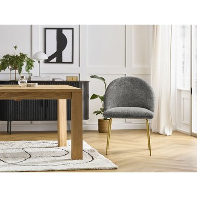 Lot de 4 chaises tissu chiné, LALIE BOBOCHIC